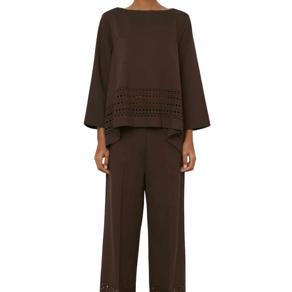 Meimeij Blusa a Maniche Lunghe