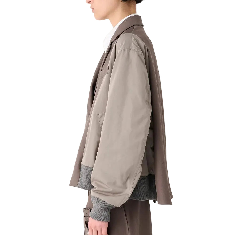 GIACCA BOMBER COMBINATA