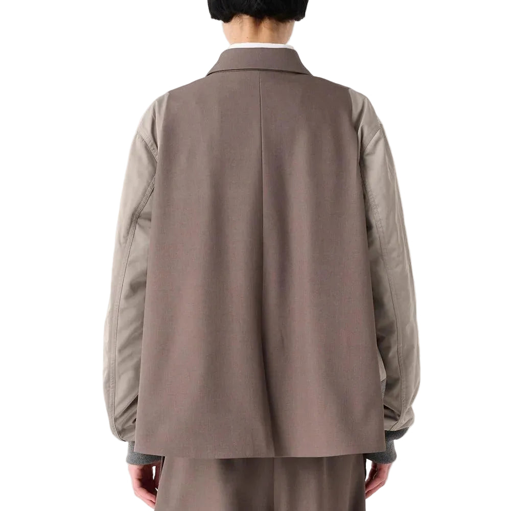GIACCA BOMBER COMBINATA