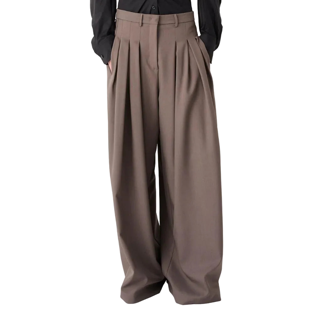 PANTALONE MORBIDO CON PIEGHE
