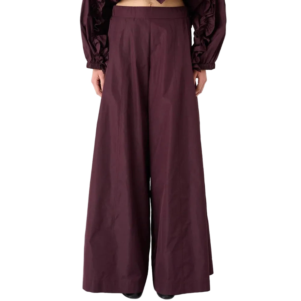 PANTALONE AMPIO IN TAFFETA