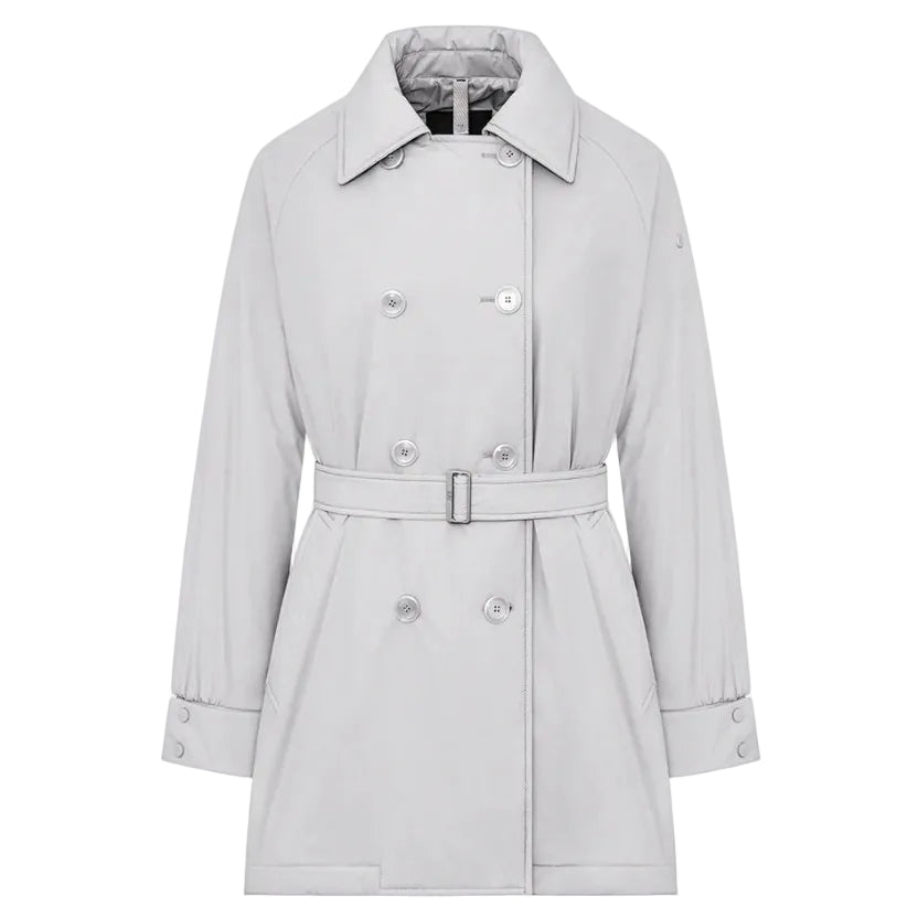 TRENCH COAT DOPPIOPETTO MEDIA-LUNGHEZZA IN TESSUTO TECNICO BI-STRETCH MAISA