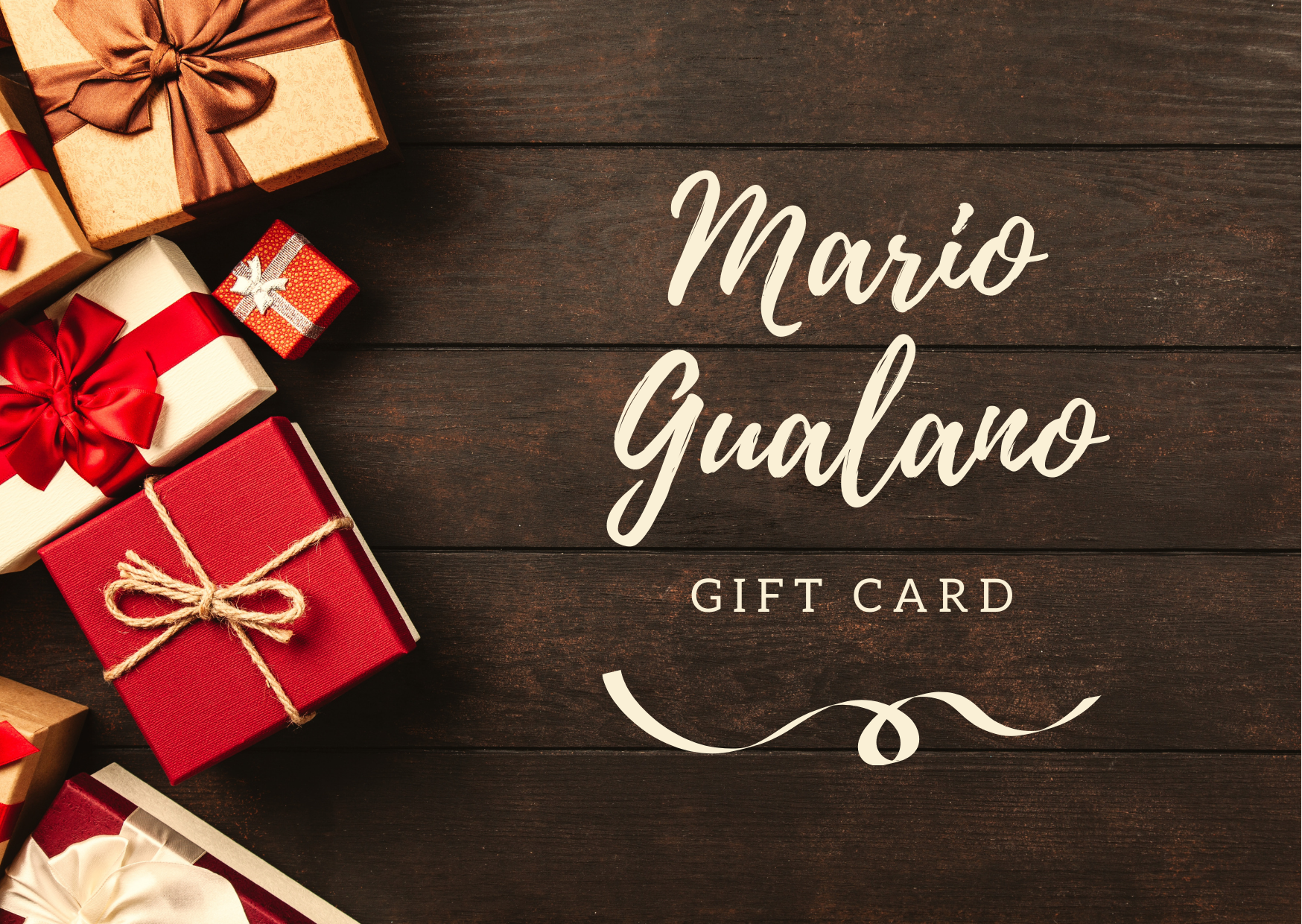 Mario Gualano Gift Card
