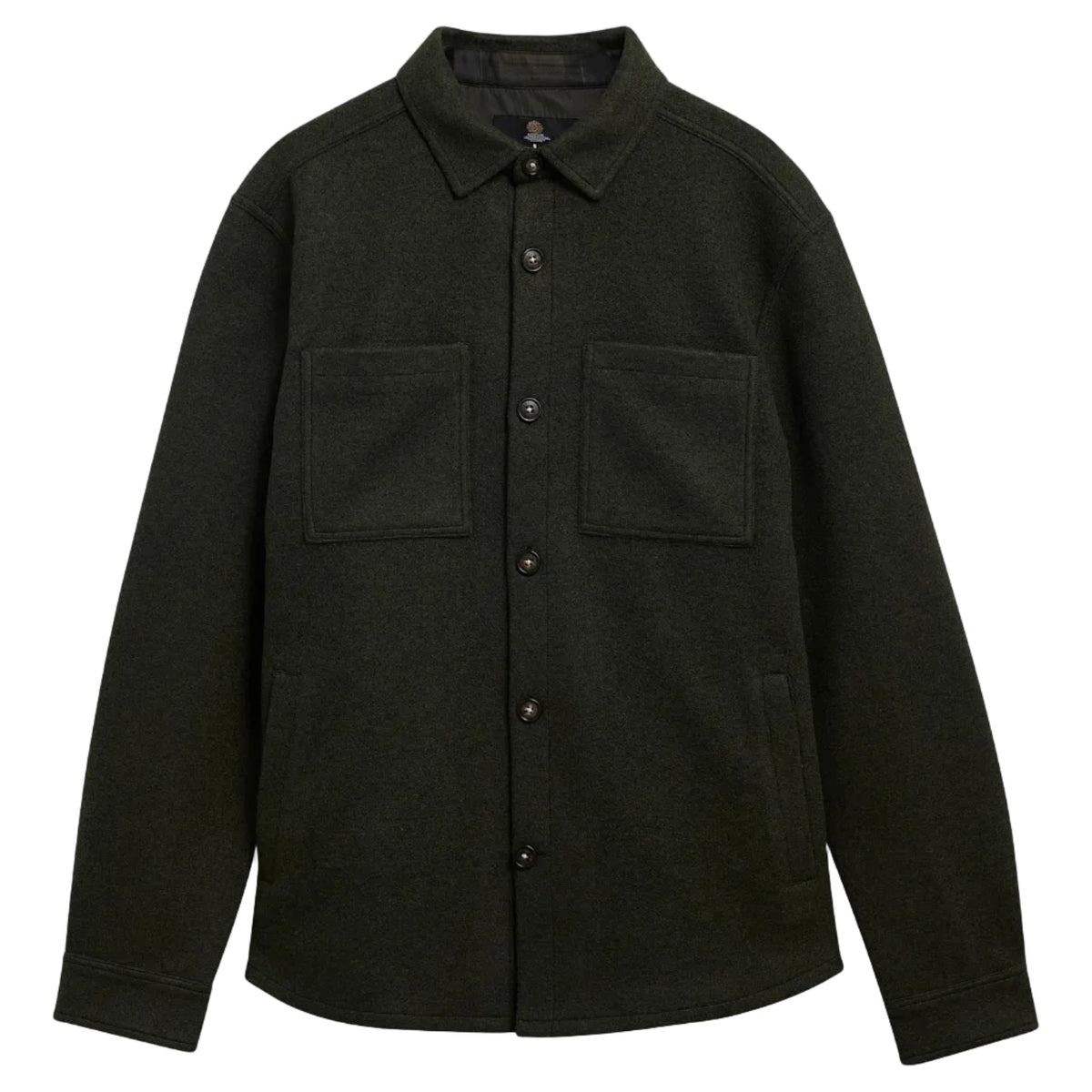 Overshirt misto lana Marltown leggermente aderente