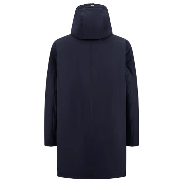 PARKA IN TWILL OPACO E LIGHT FAUX FUR