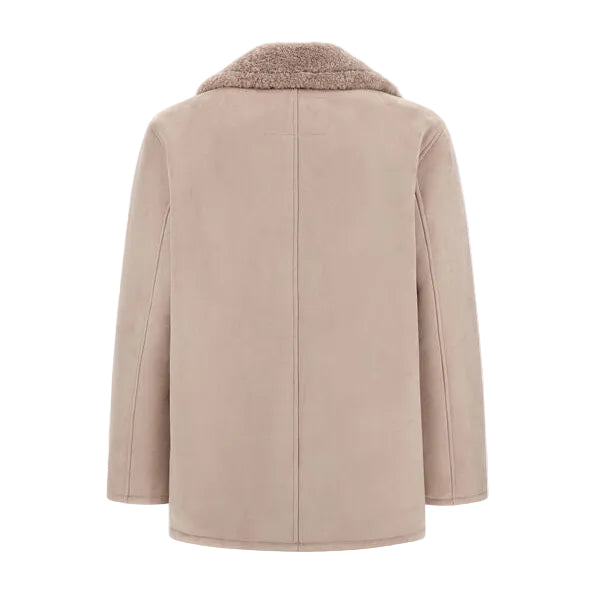 PEACOAT IN SIMIL SHEARLING