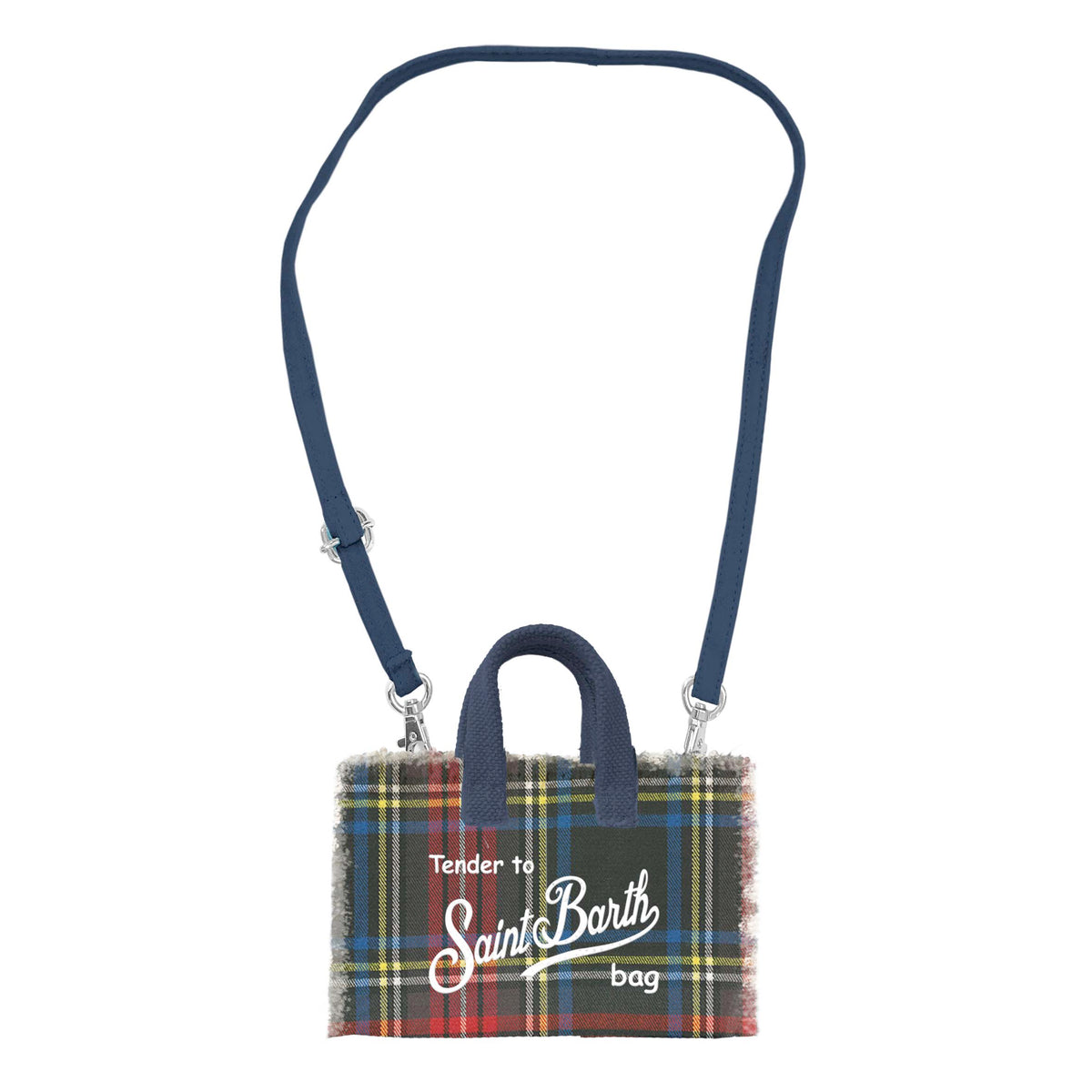 Phone Bag in Lana in Fantasia Tartan