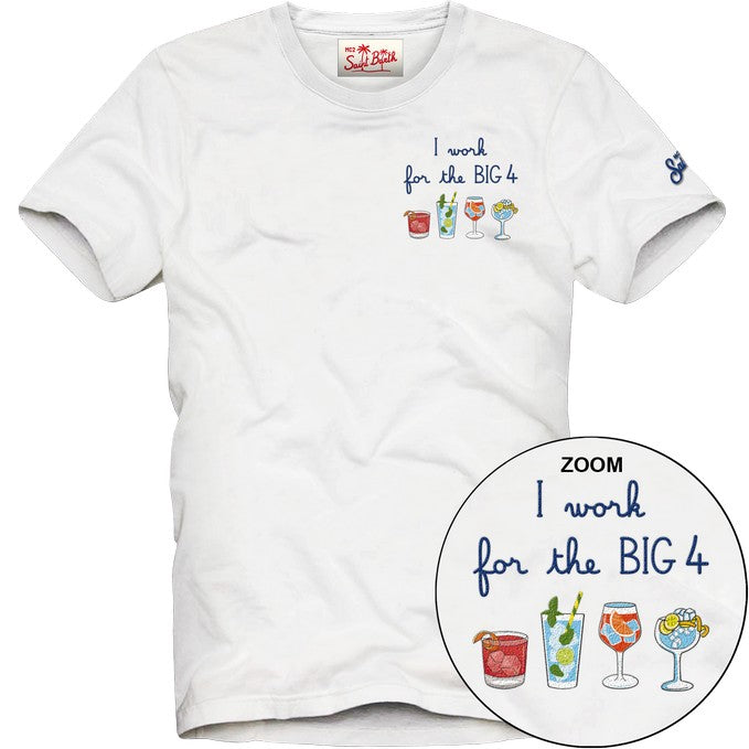 T-shirt Portofino con Ricamo