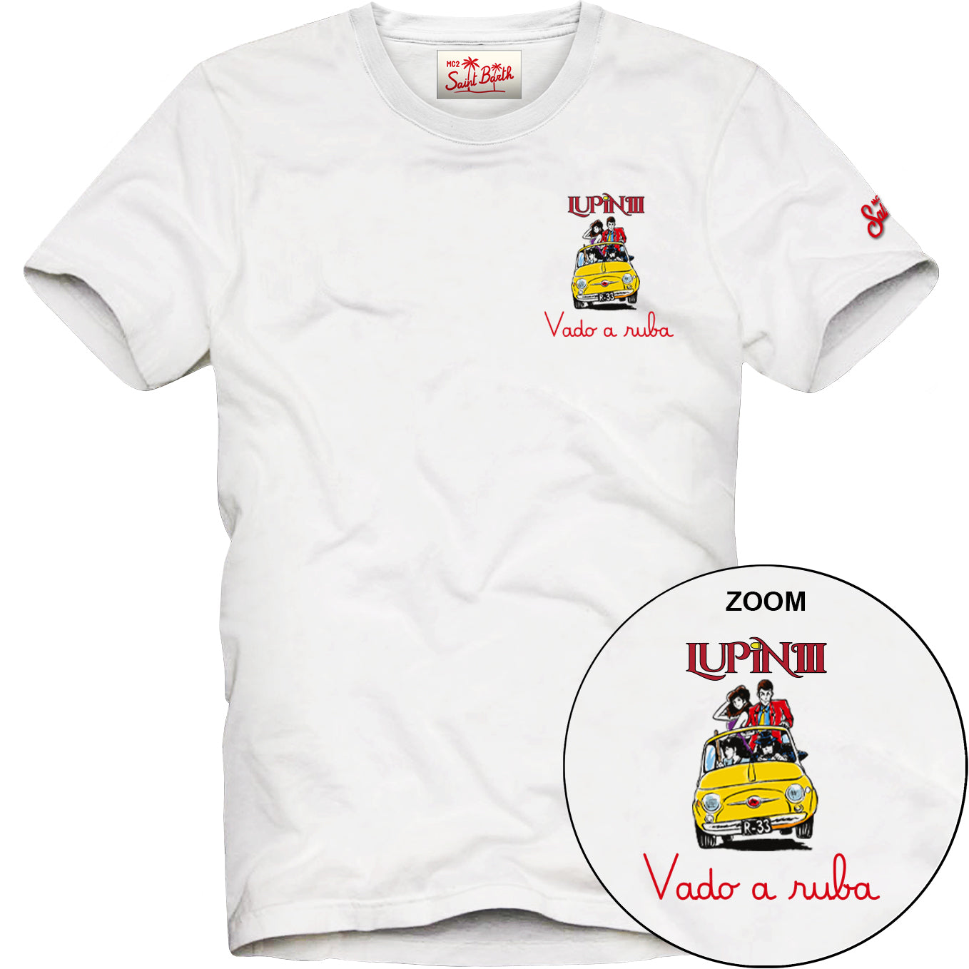 T-shirt Portofino con Ricamo