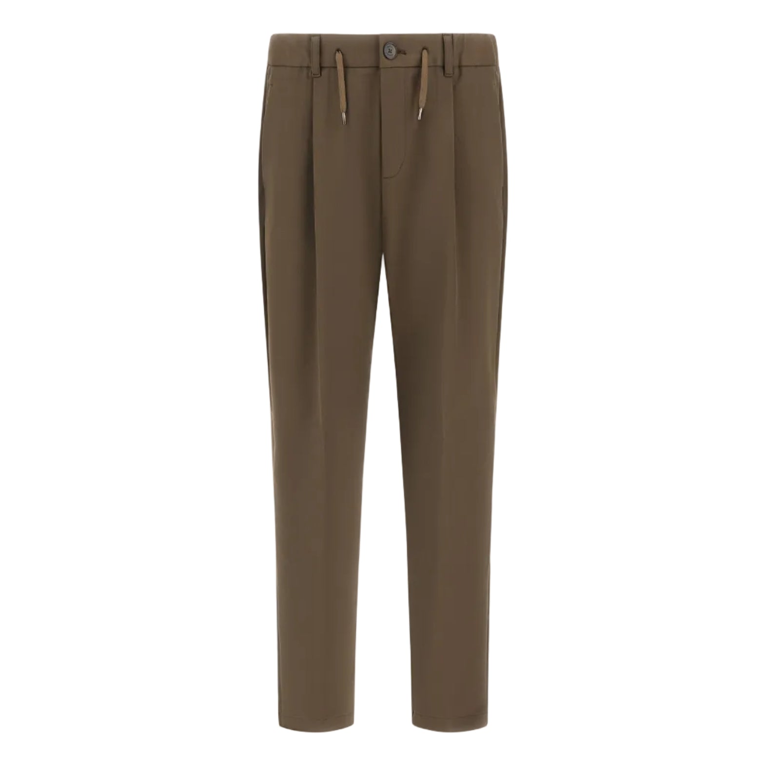 PANTALONI IN TESSUTO STRETCH EFFETTO COTONE