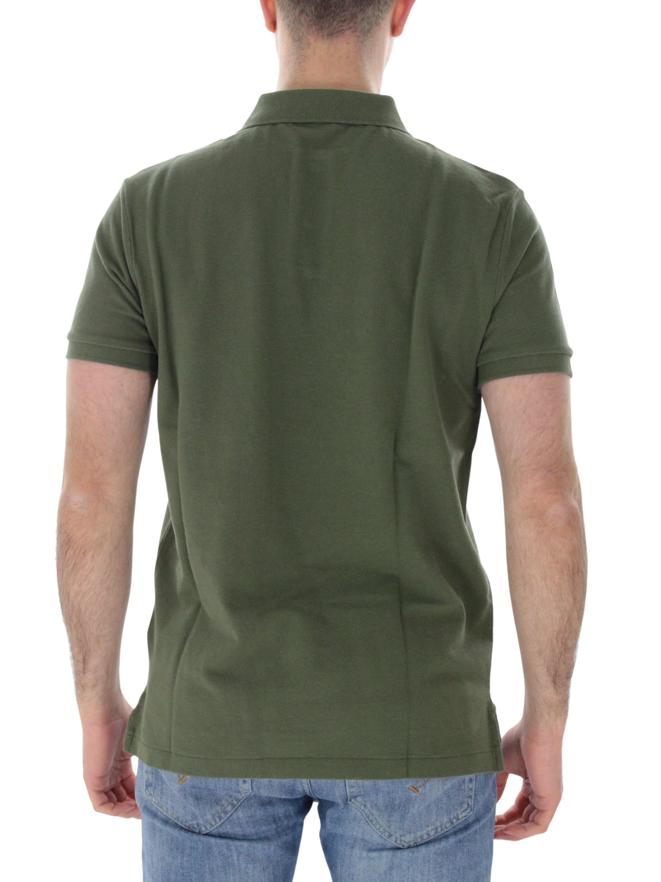 POLO RALPH LAUREN POLO CUSTOM SLIM FIT 710680784304 MILITARE