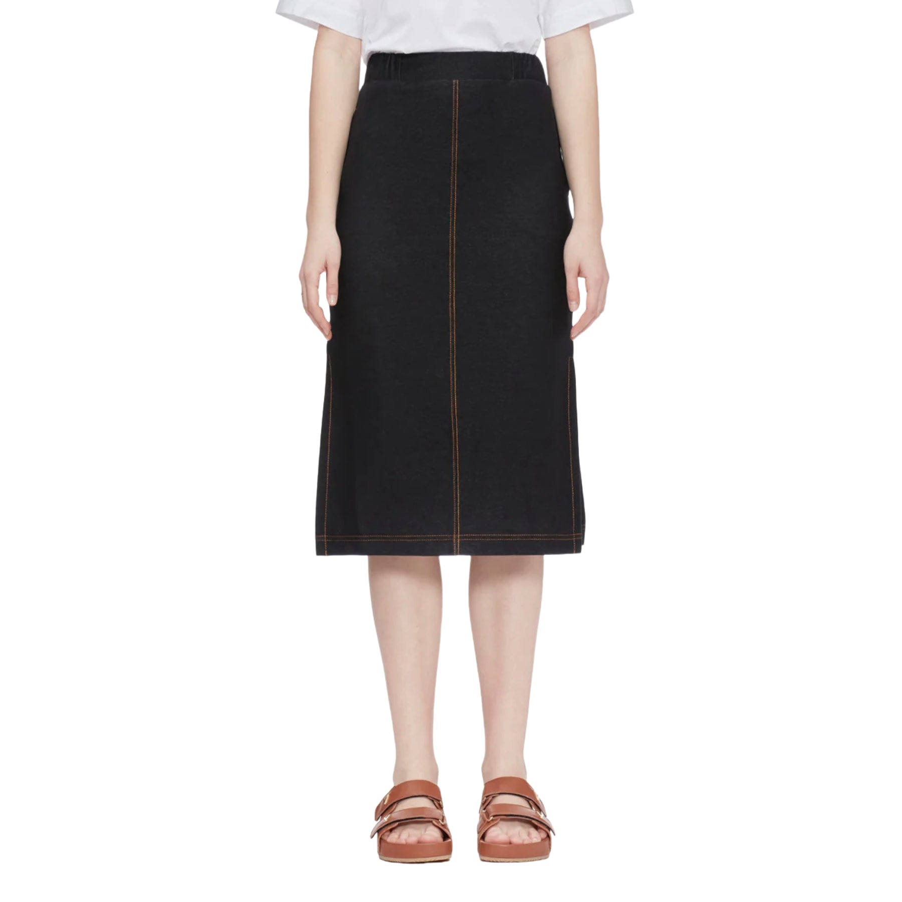 Max Mara Leisure Gonna Effetto Denim Otto