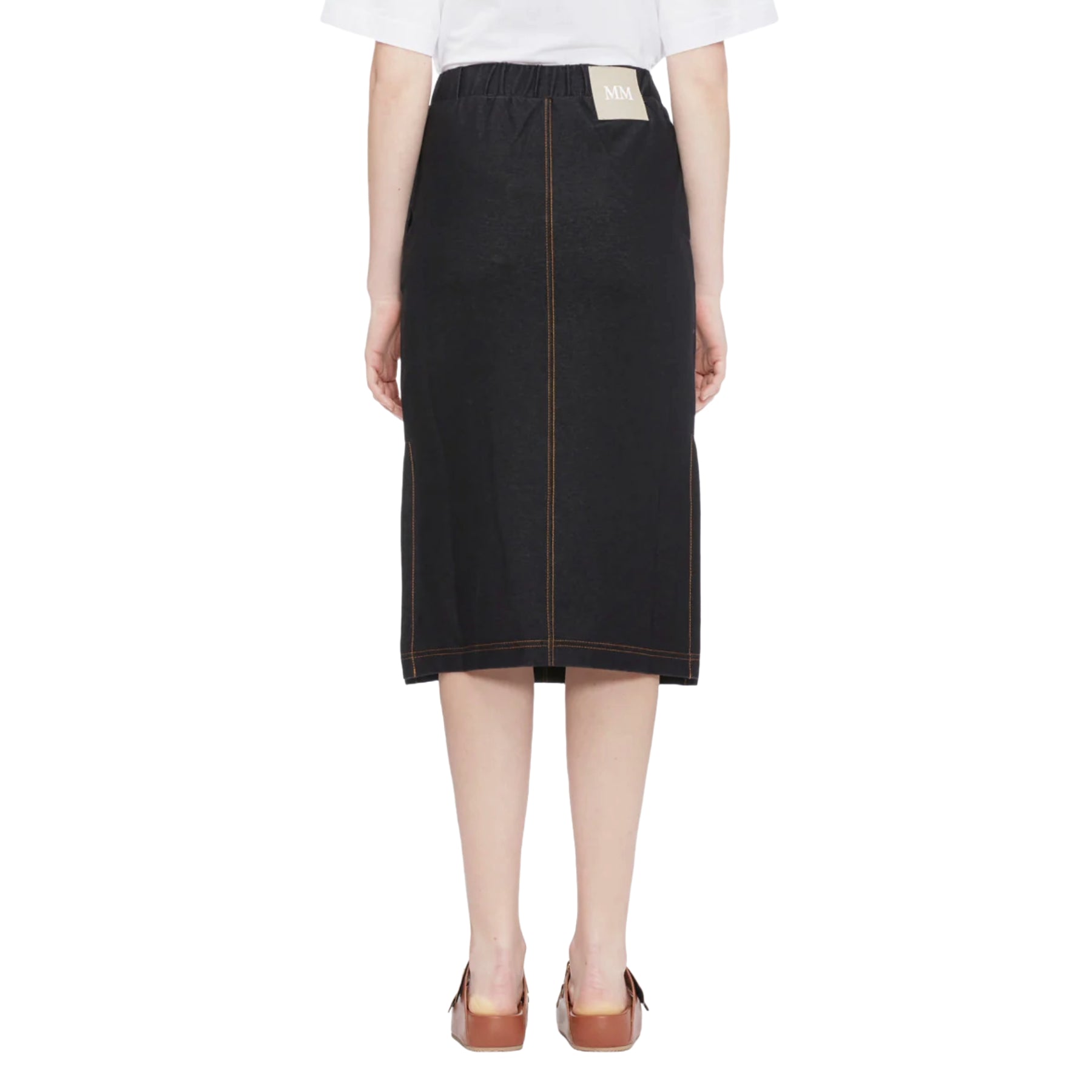Max Mara Leisure Gonna Effetto Denim Otto