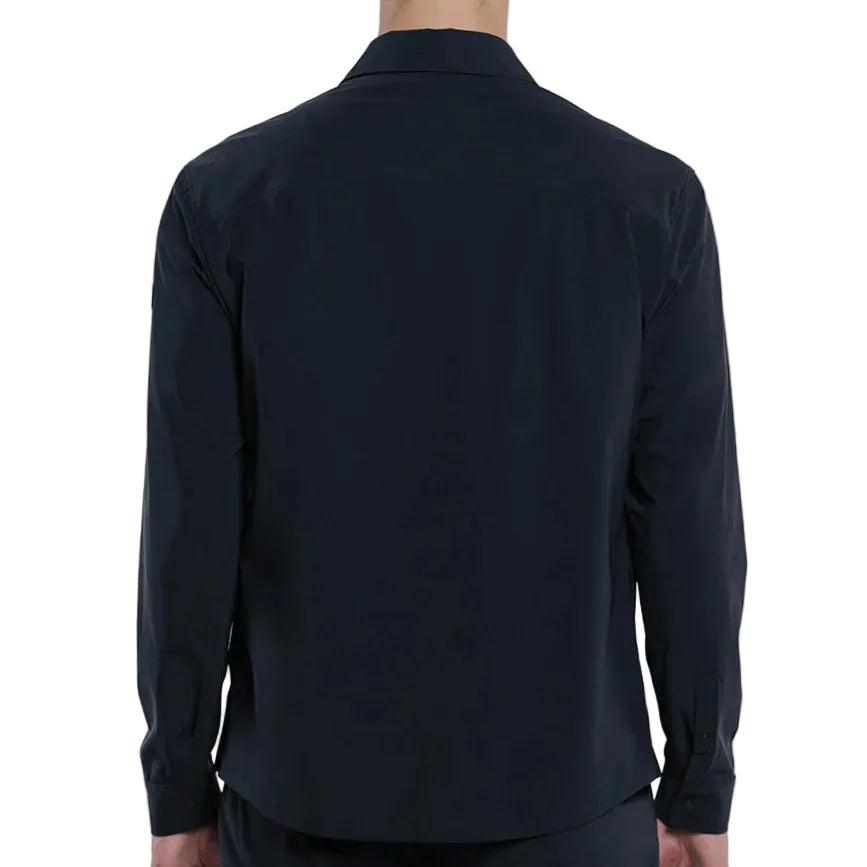 Giacca Camicia in Tessuto Tecnico Bi-Stretch