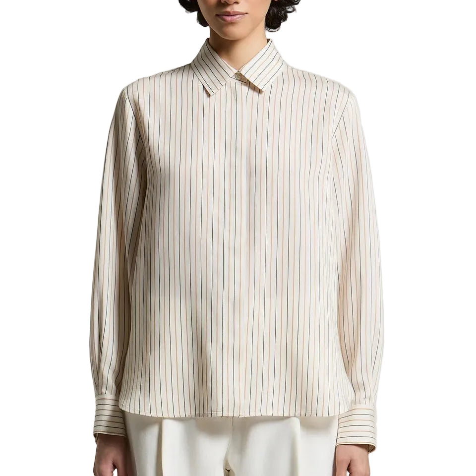 Camicia in viscosa e seta