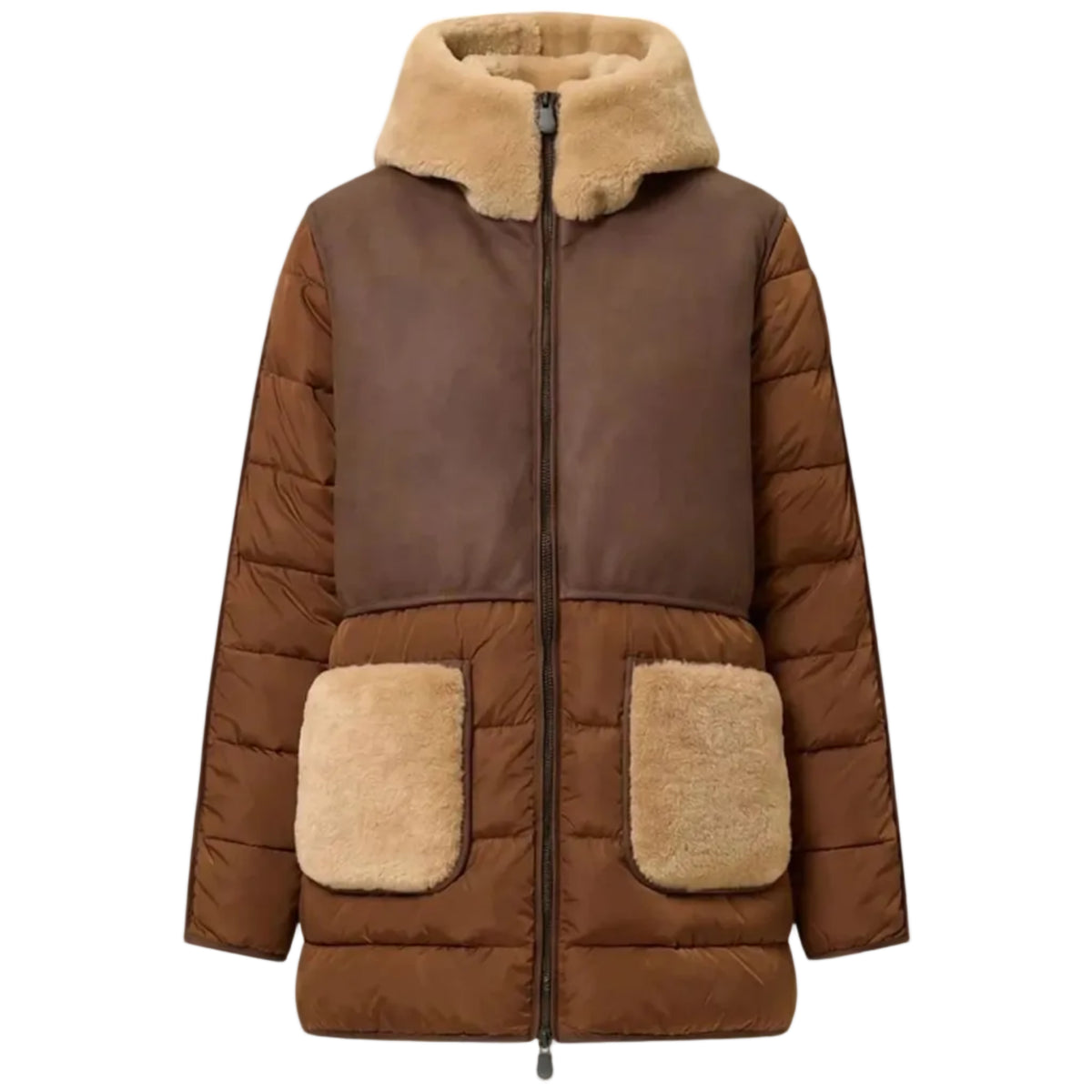 Piumino Donna Mod. Jacqueline Con Ecopelliccia