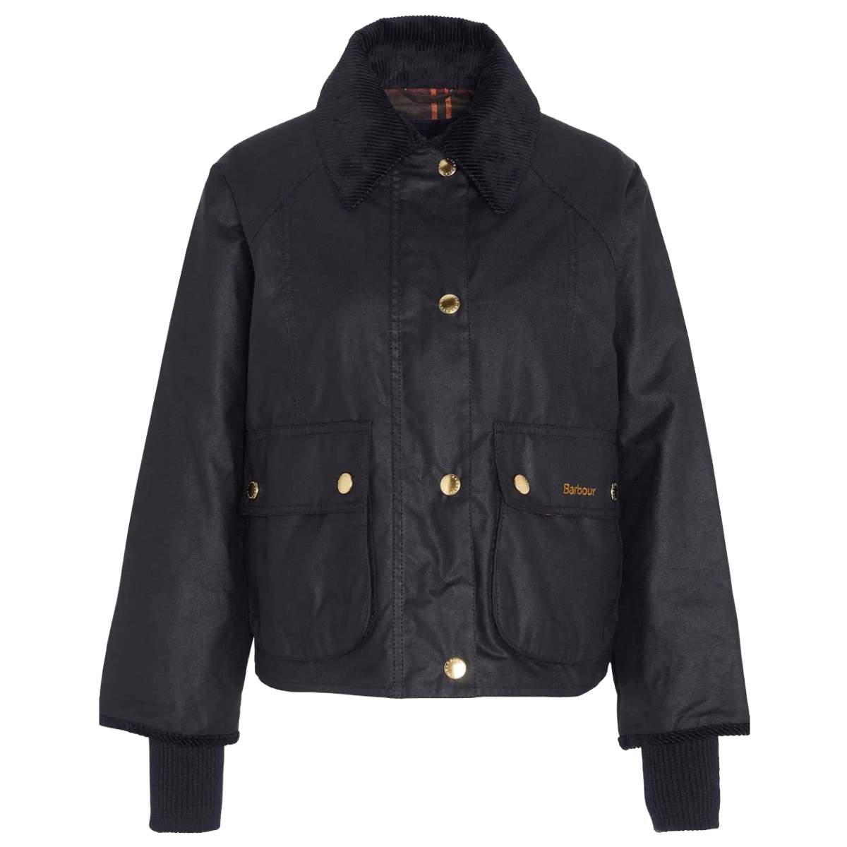 Barbour Giacca Cerata Beadnell Cropped