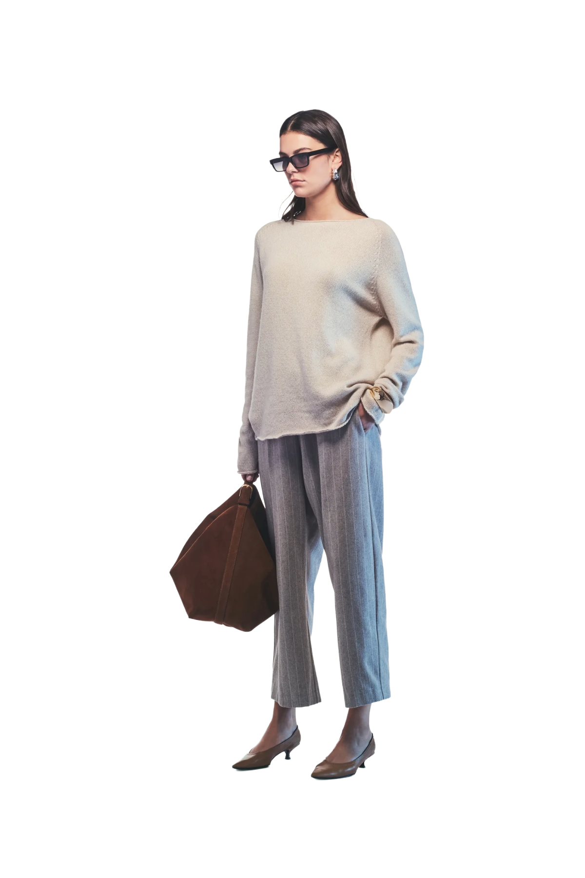 Liviana Conti Pantalone Gessato Tristan