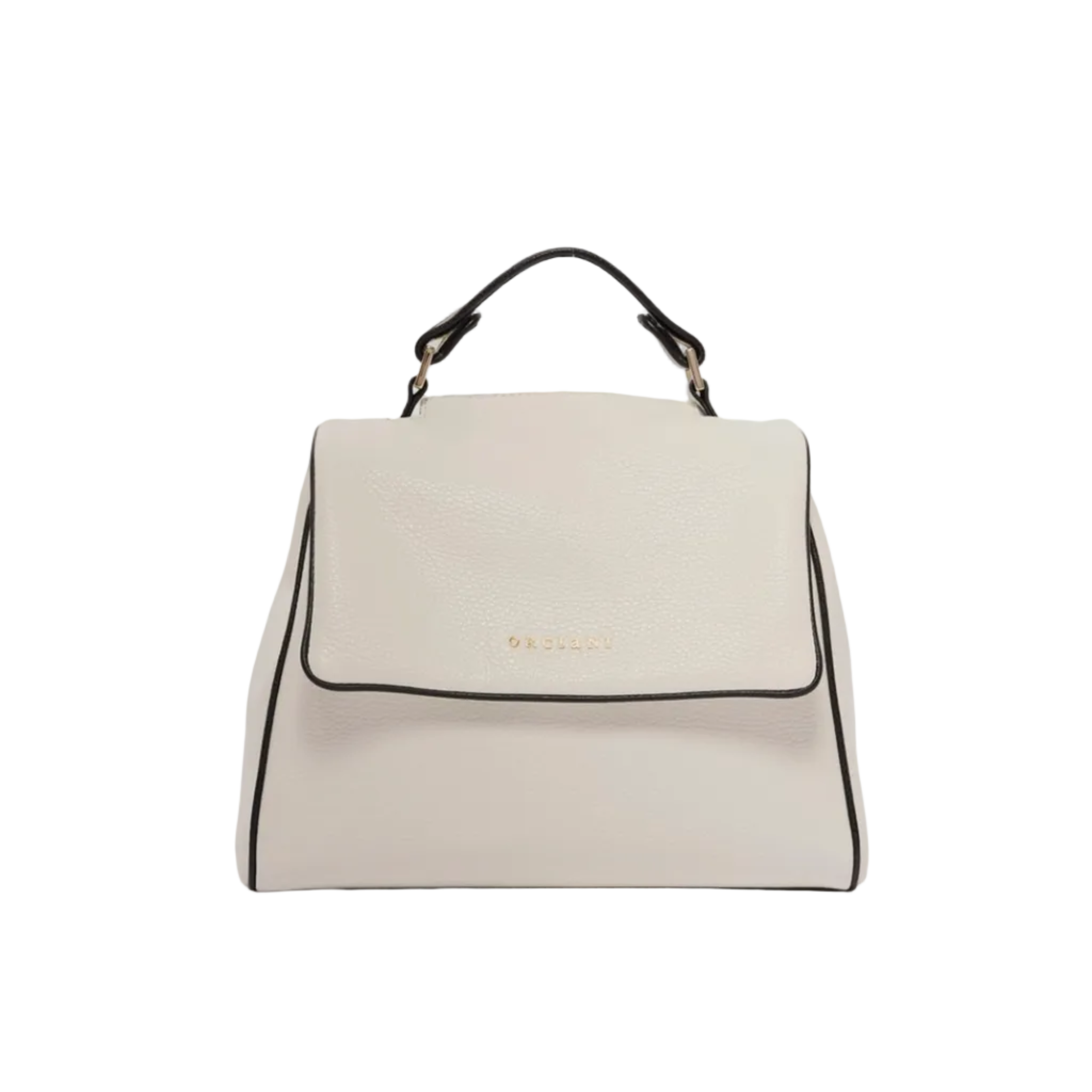 Borsa Sveva Black & White Small a mano in pelle