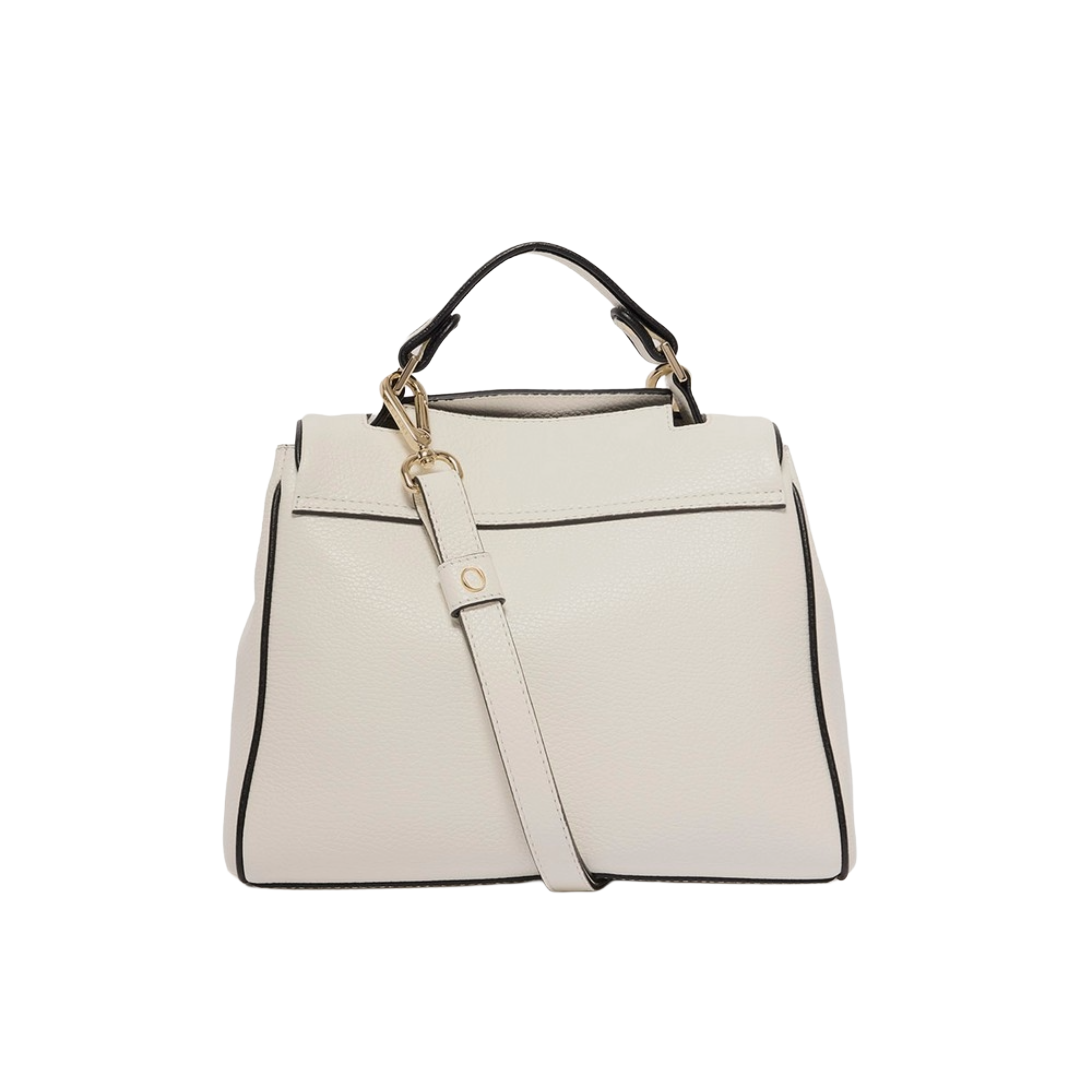 Borsa Sveva Black & White Small a mano in pelle