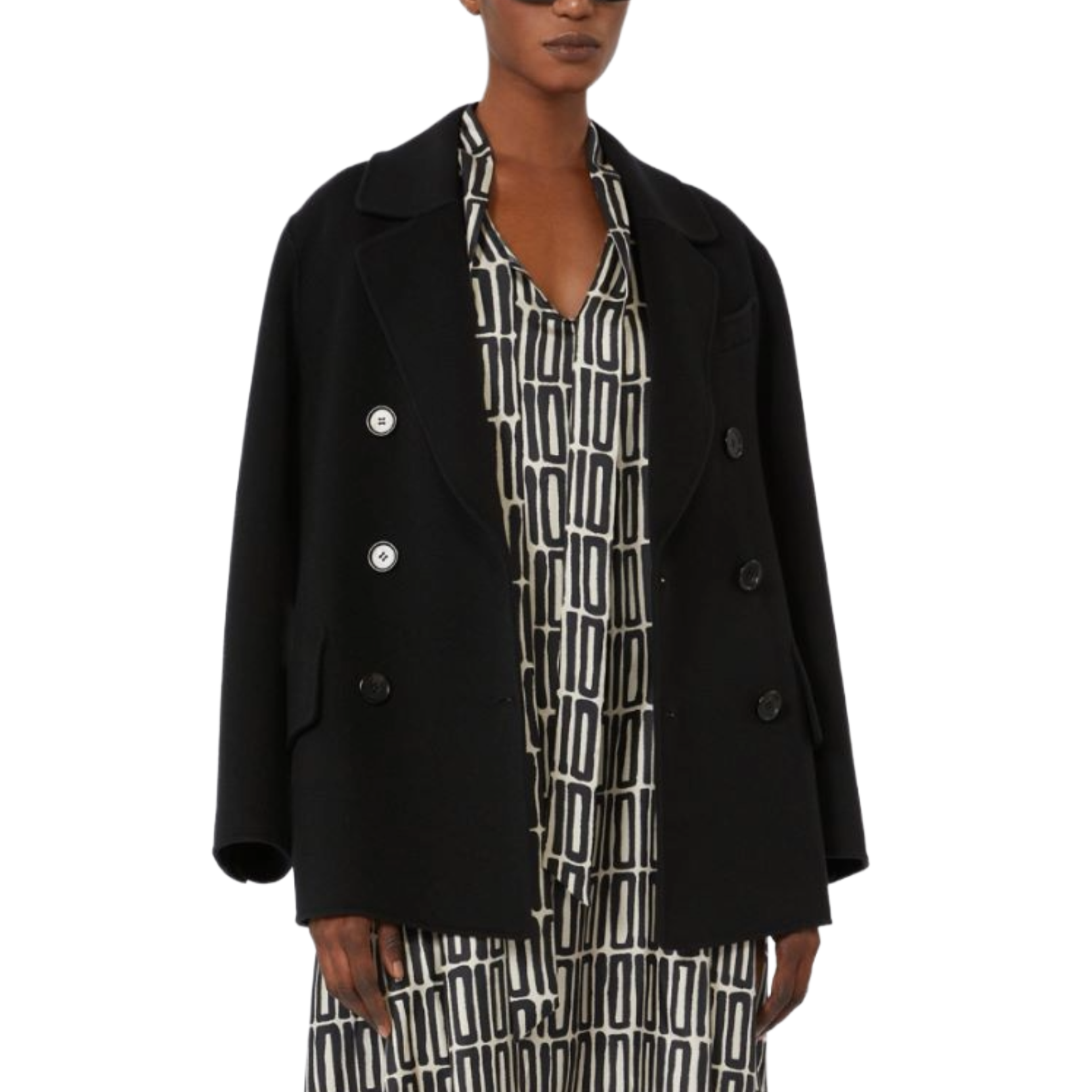 'S Max Mara Giacca Doppiopetto in Lana Lukas