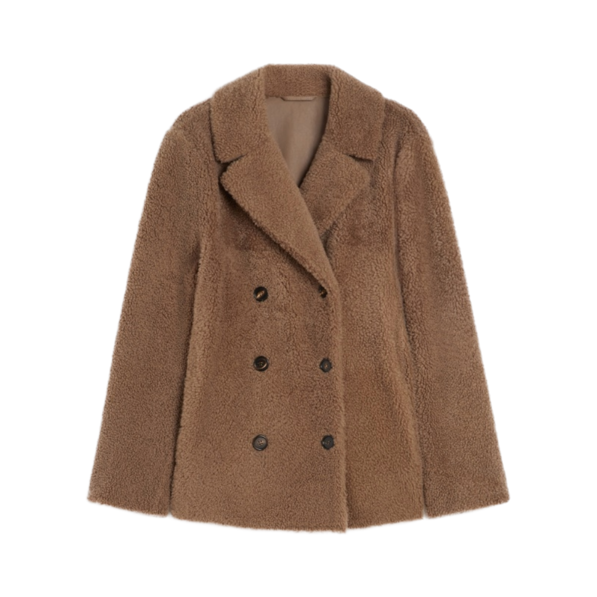 'S Max Mara Caban in Montone Curly Futura