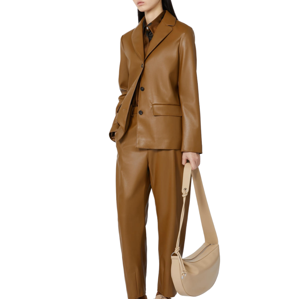 MM By Max Mara Giacca in Ecopelle Albatro