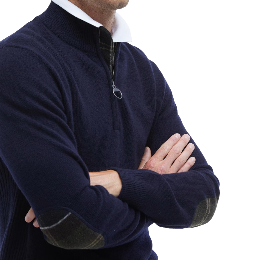 Barbour Maglia Con Mezza Zip Holden