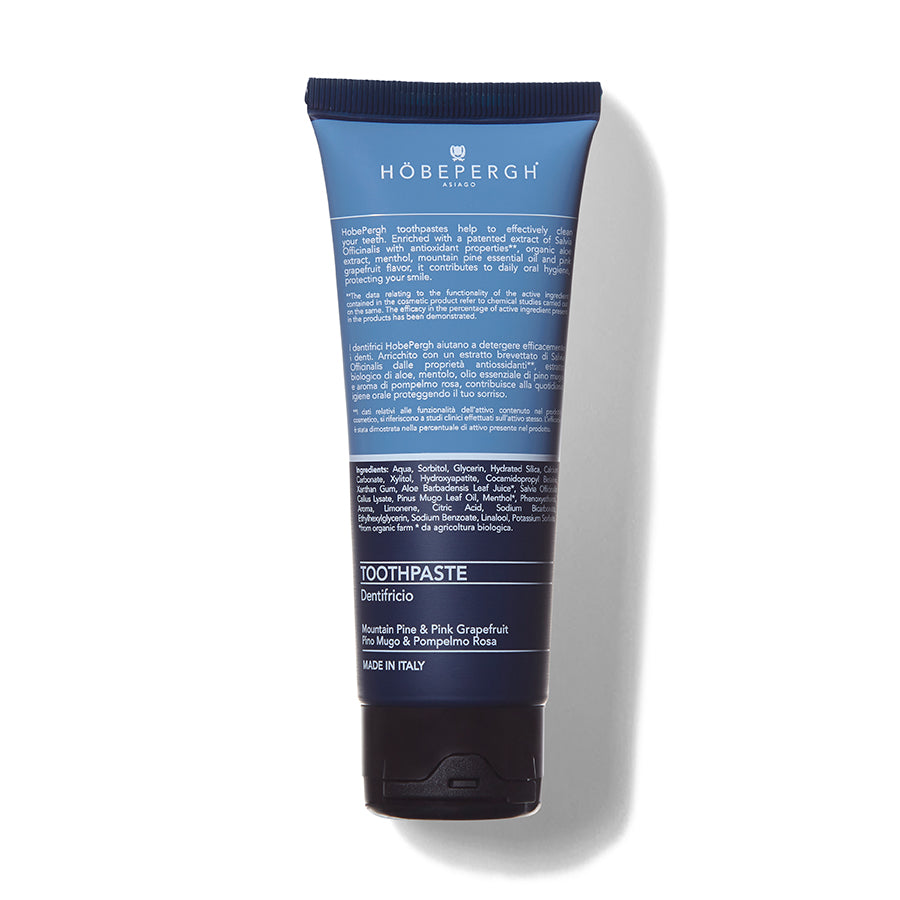HöbePergh Asiago Toothpaste Mountain Pine And Pink Grapefuit