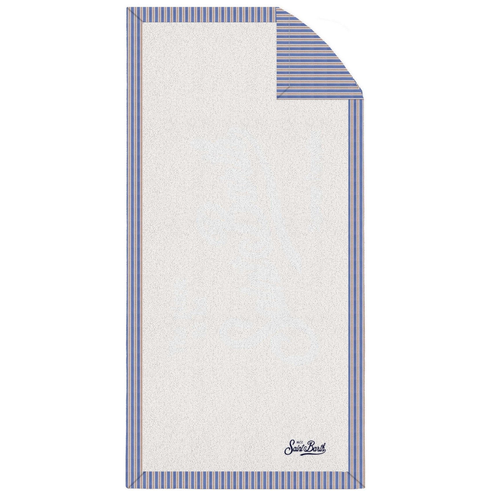 Telo Mare in Cotone con Fantasia a Righe