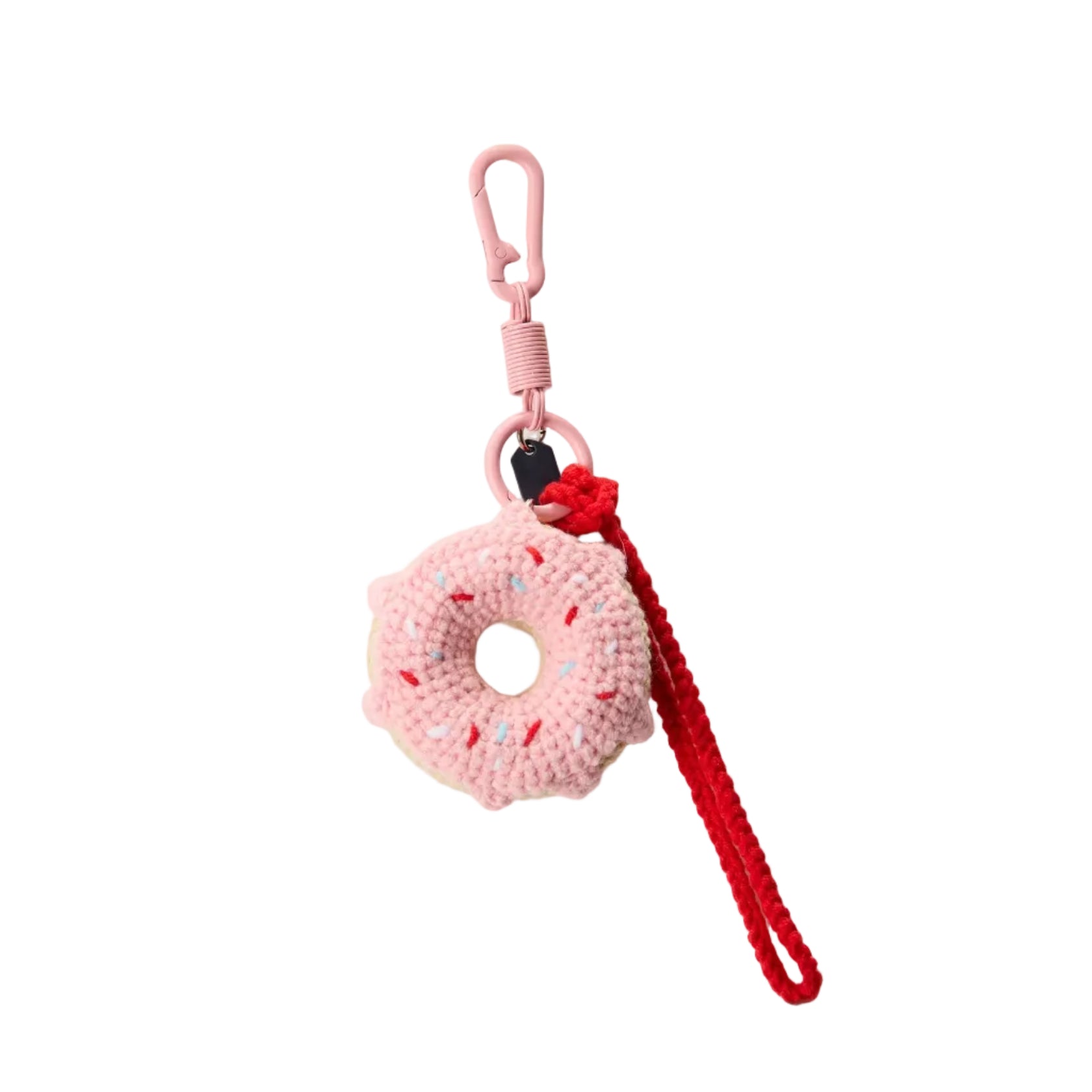 Funny charm da borsa con donut crochet