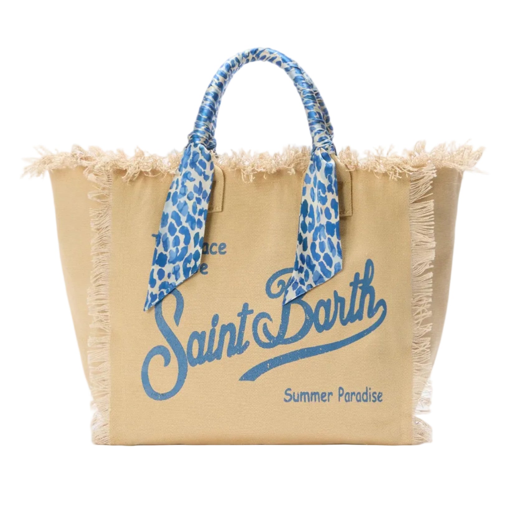 Borsa Vanity in Canvas con Foulard