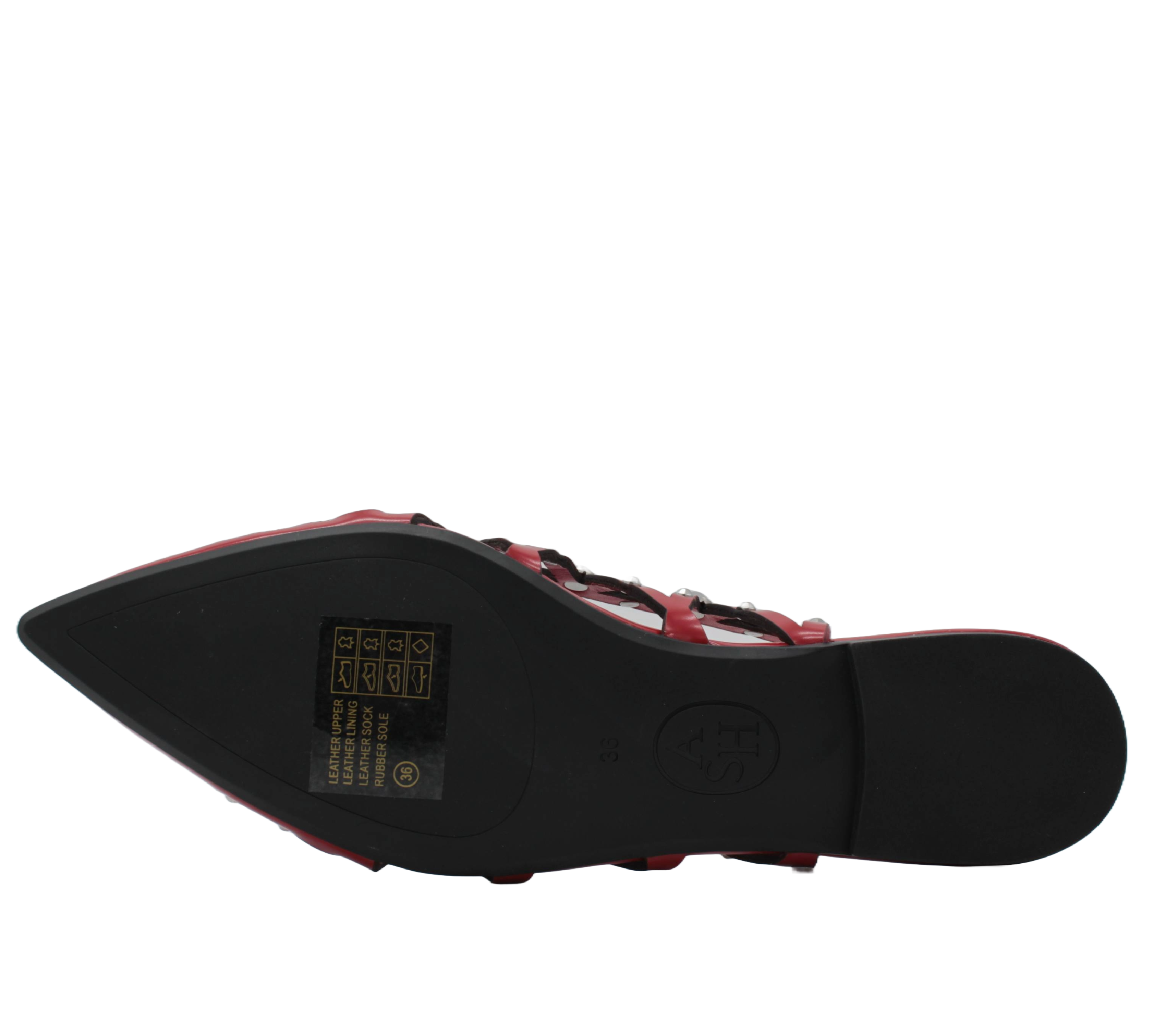 Ash Bazaar Scarpa Slingback Bassa Con Borchie