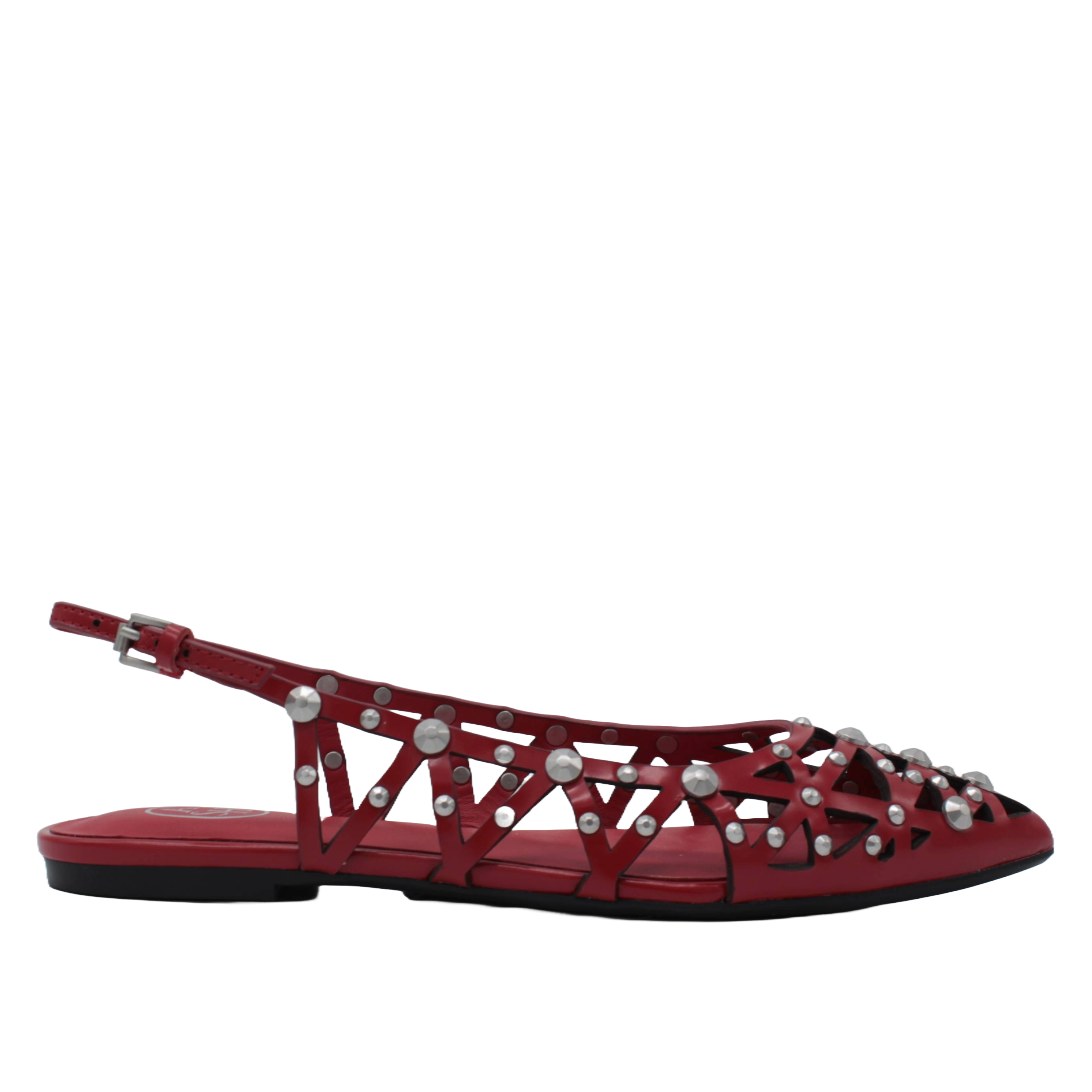 Ash Bazaar Scarpa Slingback Bassa Con Borchie