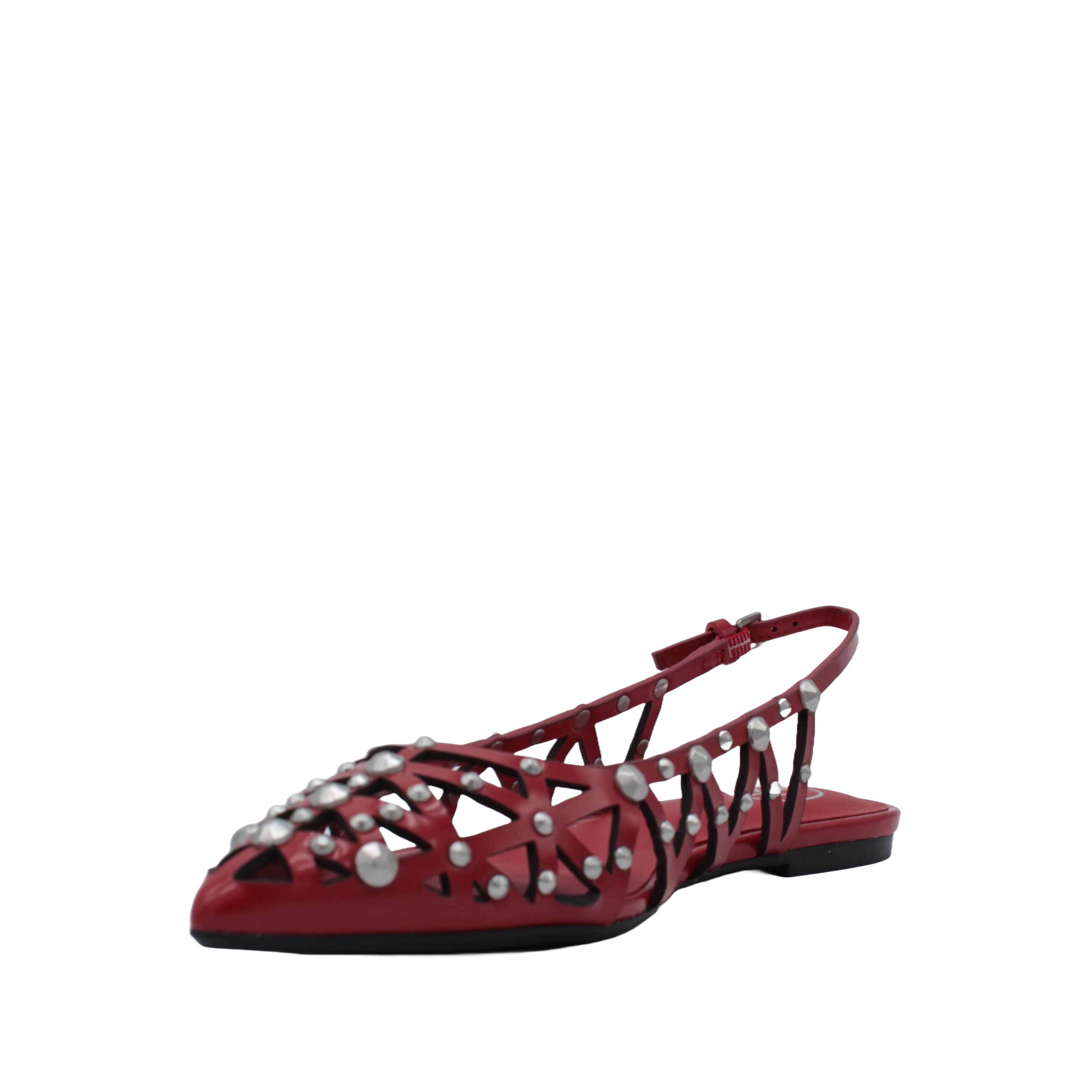 Ash Bazaar Scarpa Slingback Bassa Con Borchie