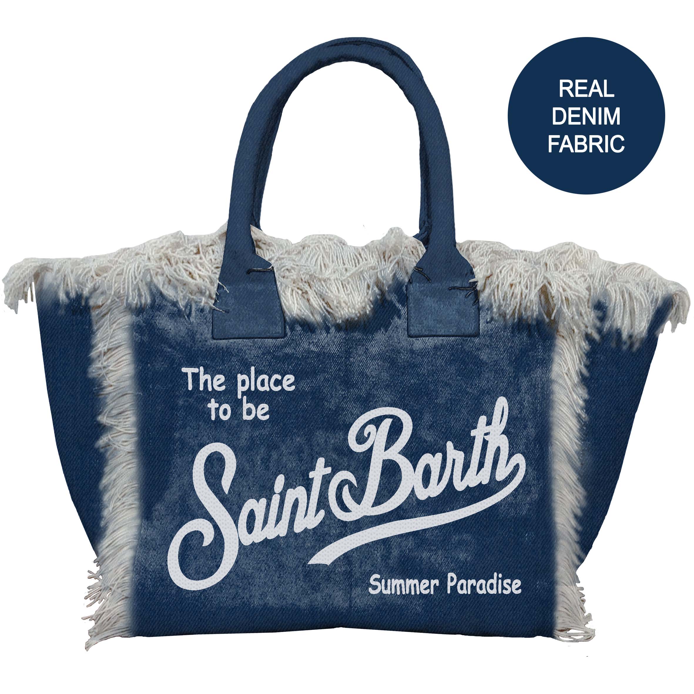 Borsa Vanity in Denim