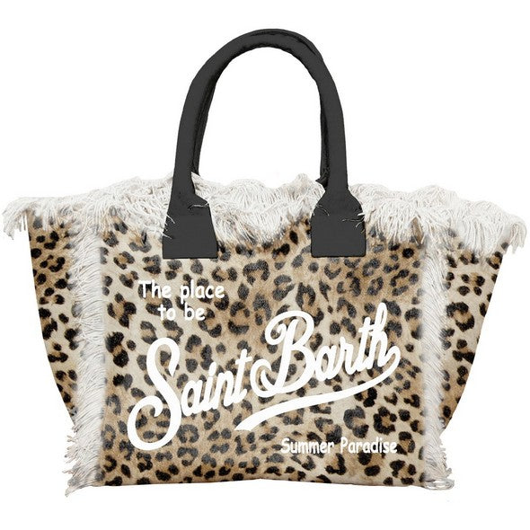 MC2 Saint Barth Borsa Vanity Leopardo
