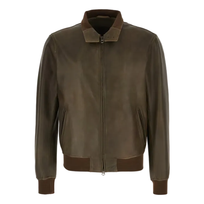 Bomber Estivo in Suede Jeff