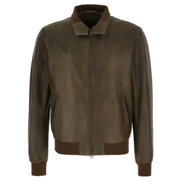 Bomber Estivo in Suede Jeff