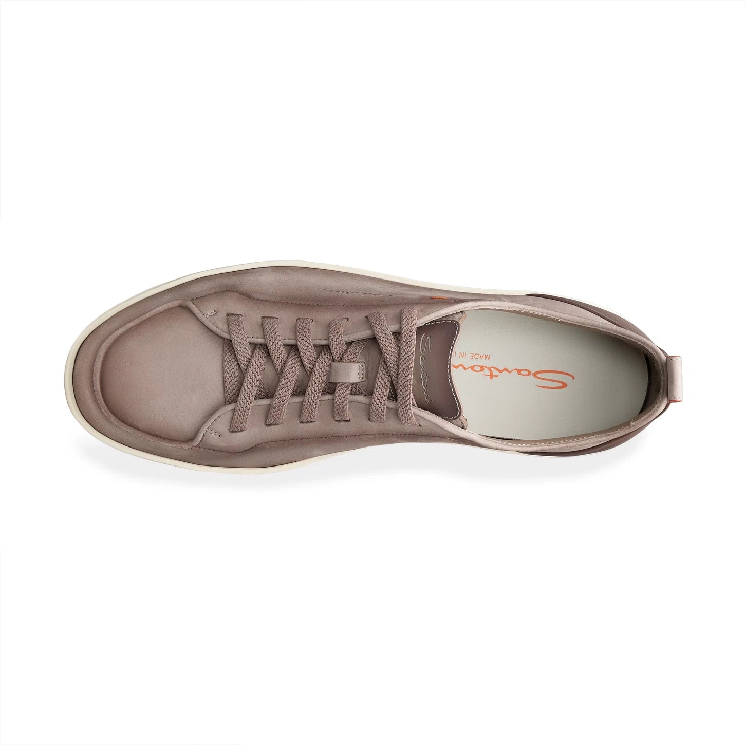 Sneaker Off-duty da uomo in nabuk beige