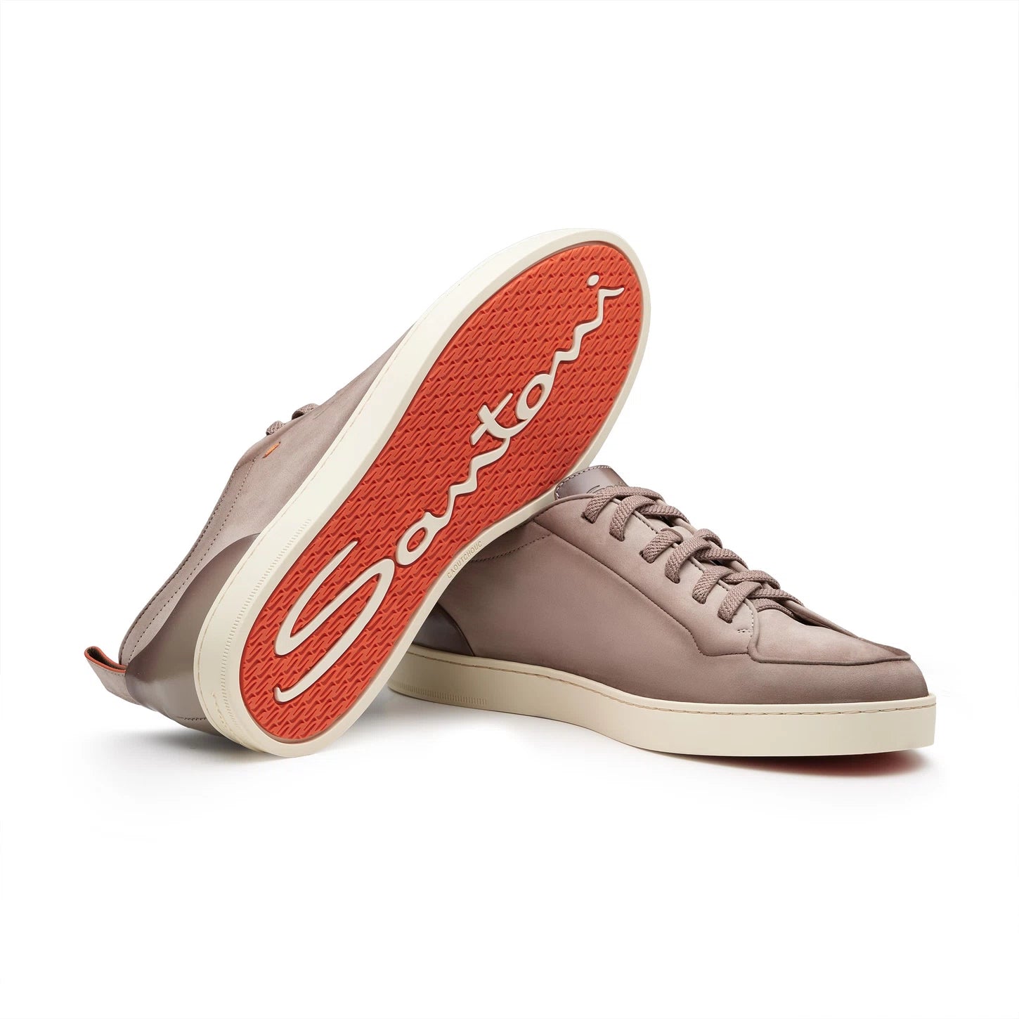 Sneaker Off-duty da uomo in nabuk beige