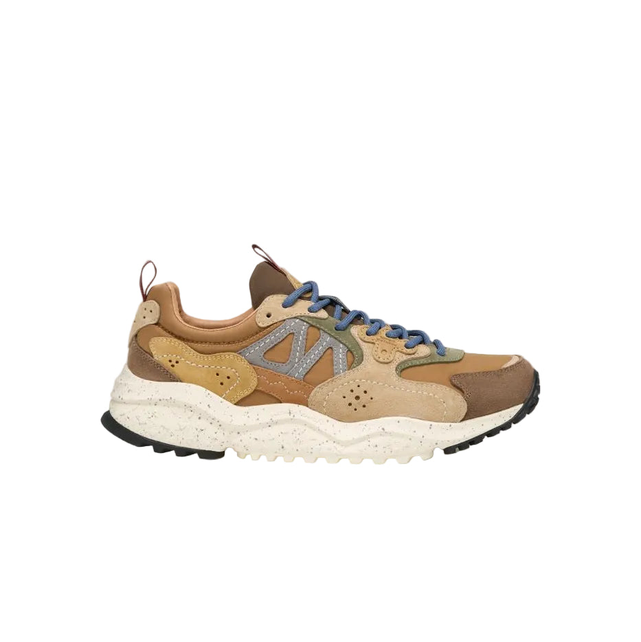 Sneakers Solin Man in suede e tessuto tecnico