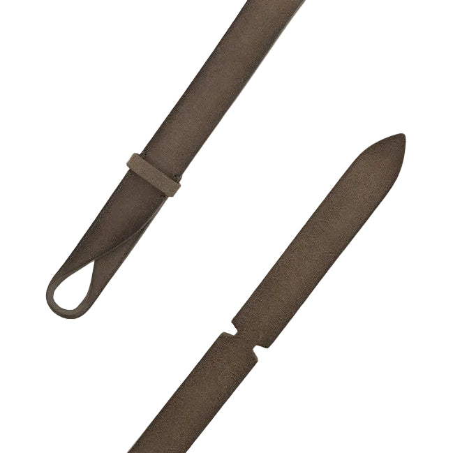 Cintura Nobuckle Cloudy in suede