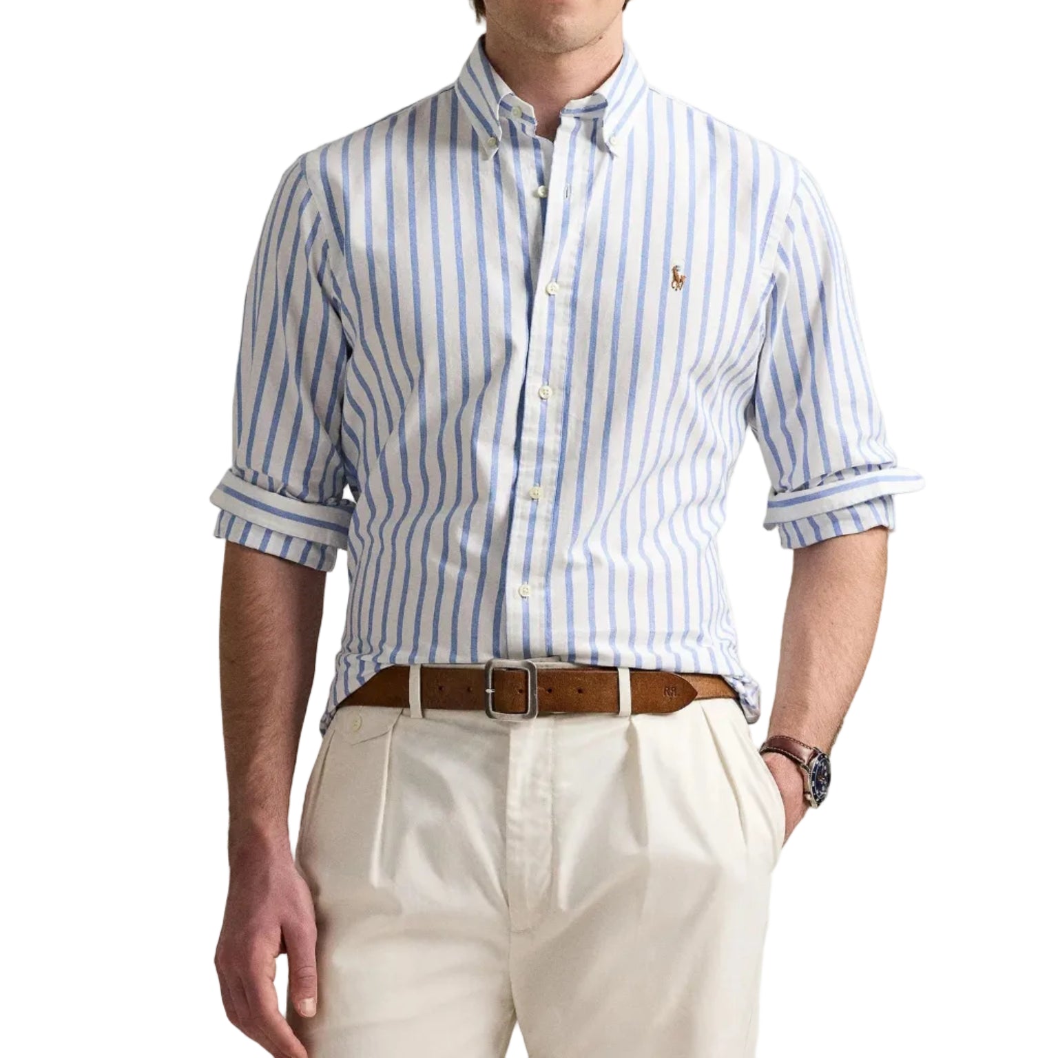 Camicia a Righe Custom FIt