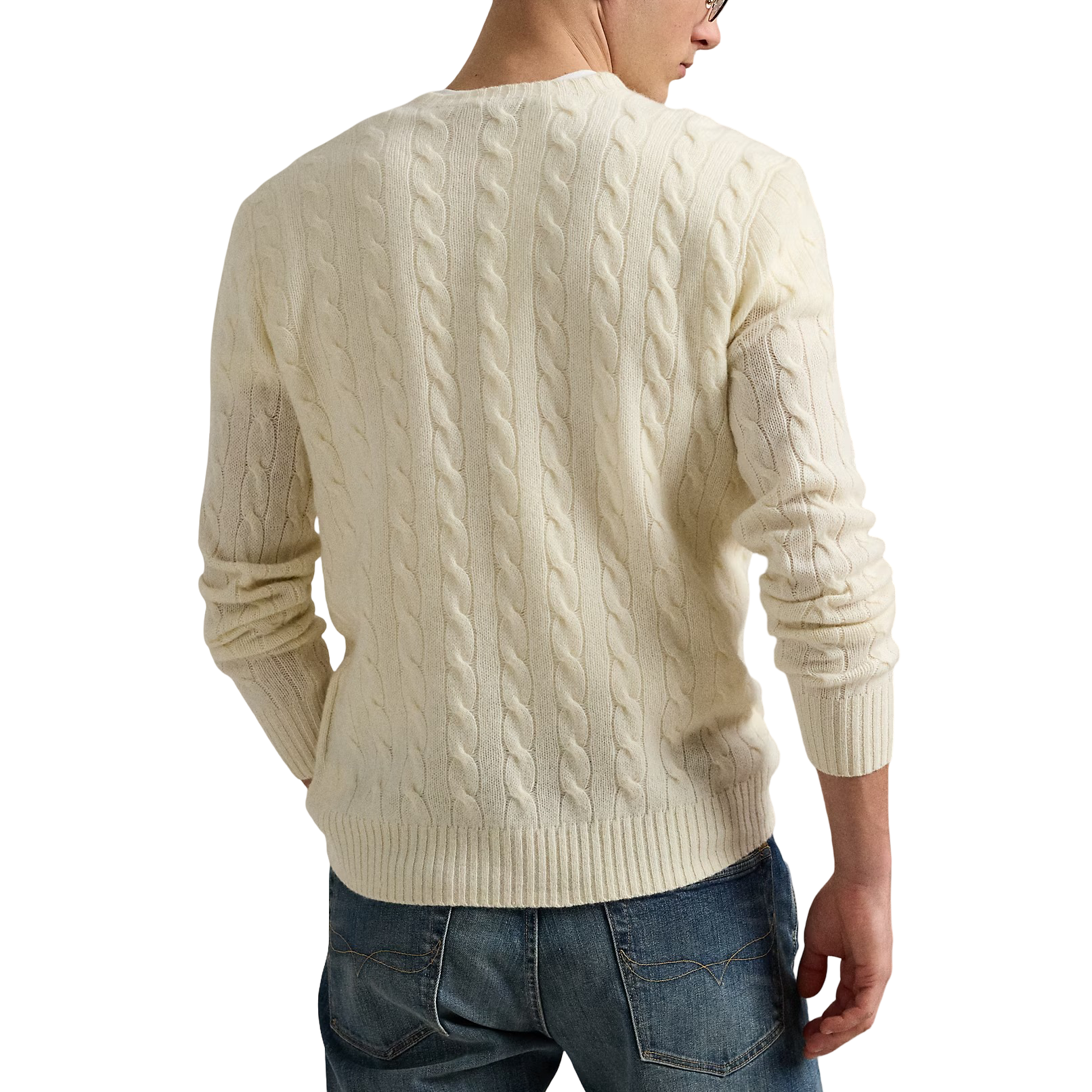 Polo Ralph Lauren Maglia Girocollo a Trecce