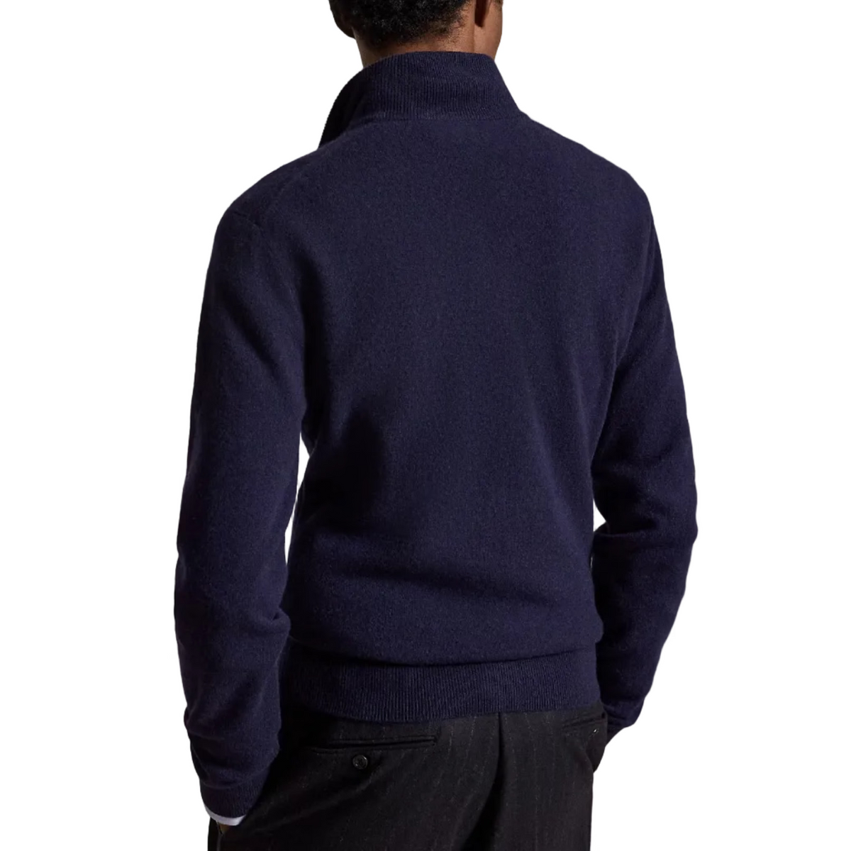 Maglia in lana con cerniera