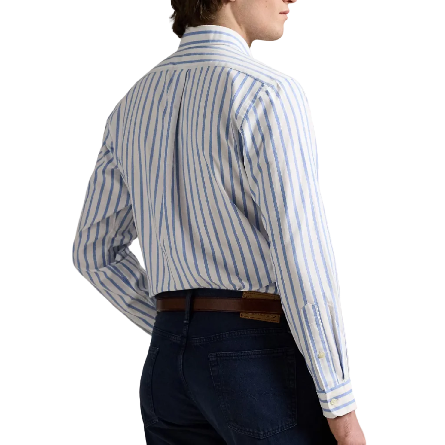 Camicia Oxford a Righe Slim Fit