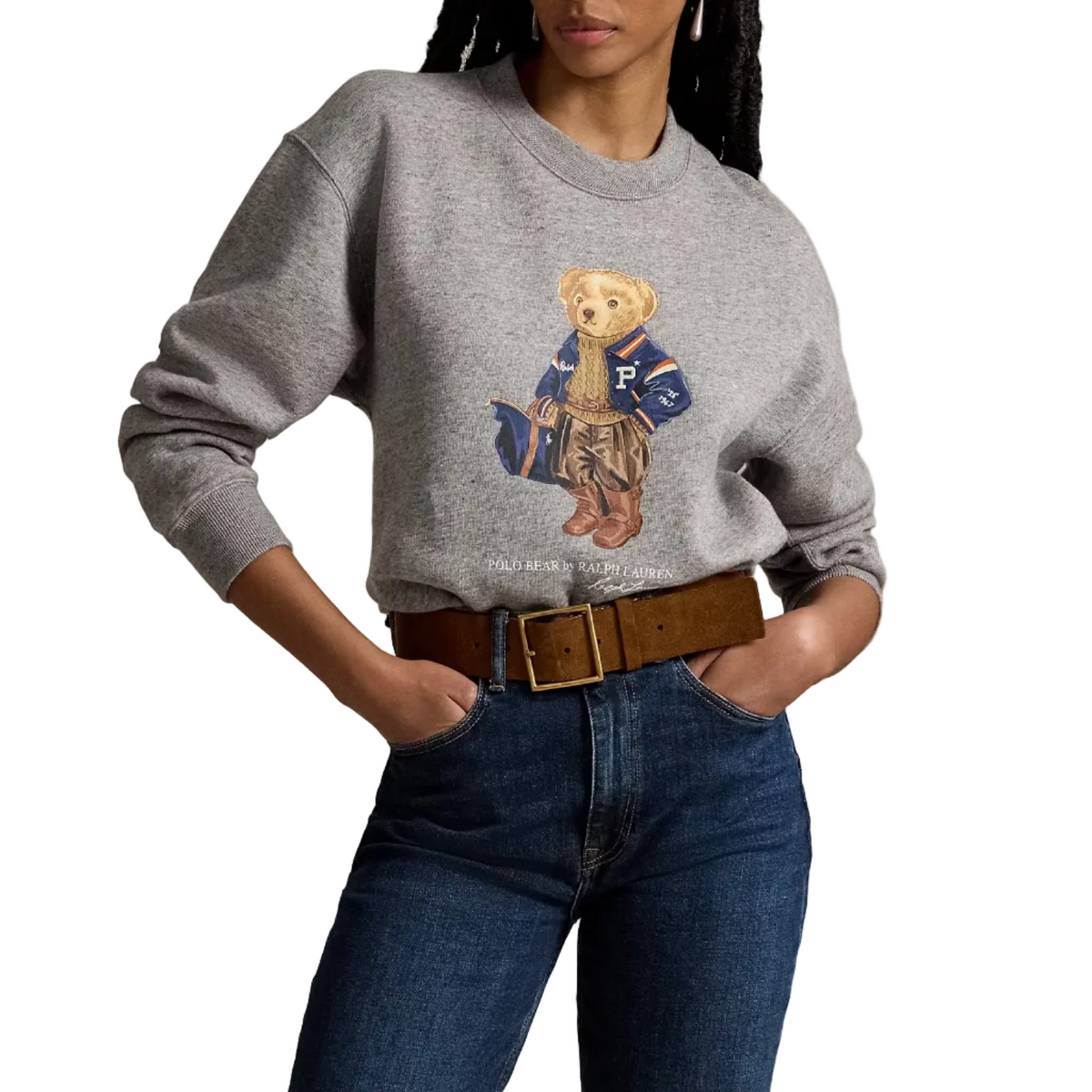 Felpa Polo Bear a girocollo
