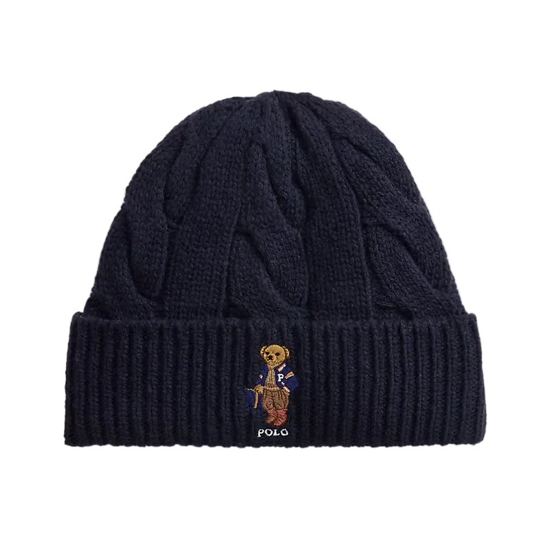 Berretto Polo Bear in misto lana