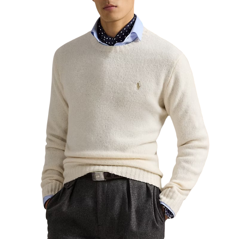 Polo Ralph Lauren Maglia a Giro Effetto Texture